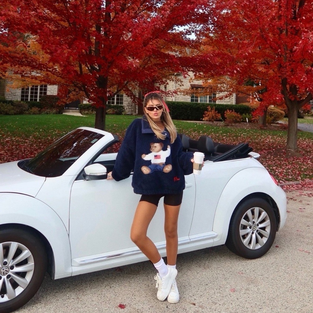 Polo Ralph Lauren Bear Fleece Mockneck Sweater